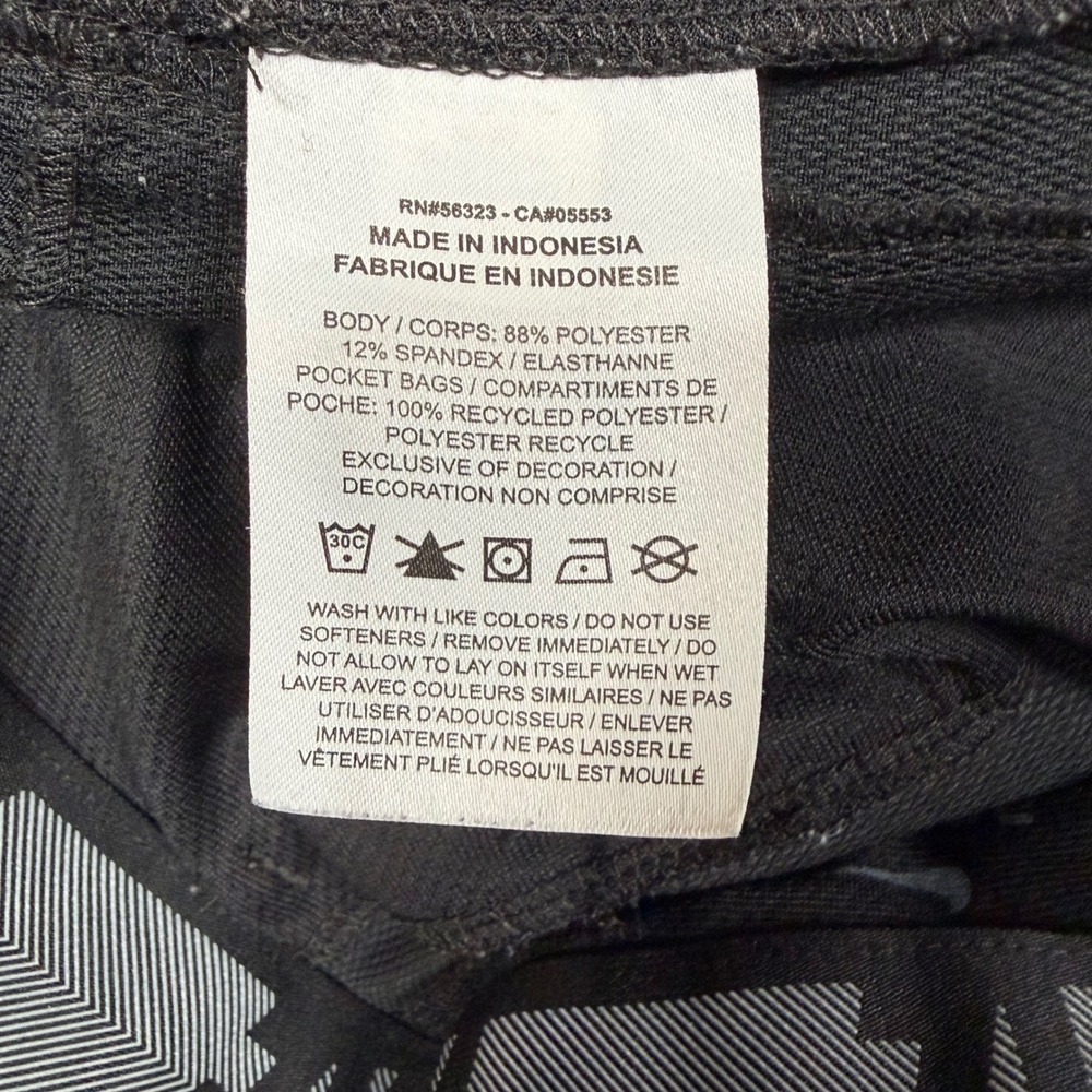 Nike Dri-FIT Slim Golf Pants Mens Medium Black Performance Trousers - Picture 12 of 13